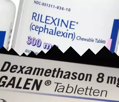 Cefalexina vs Dexametasona