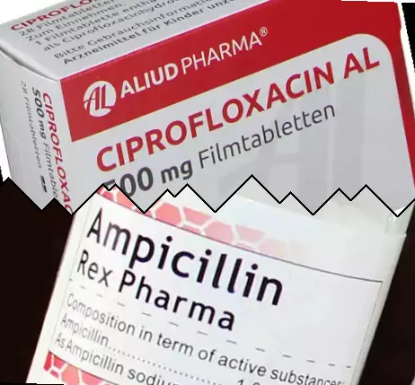 Ciprofloxacina vs Ampicilina