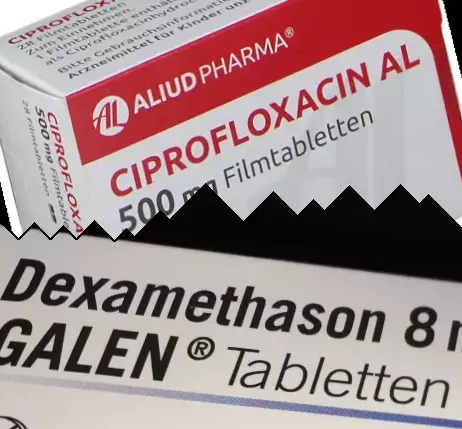 Ciprofloxacina vs Dexametasona