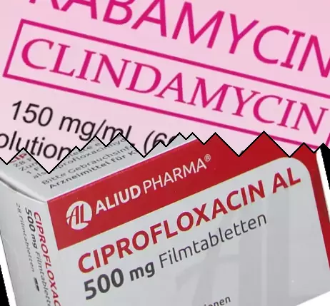 Clindamicina vs Ciprofloxacina