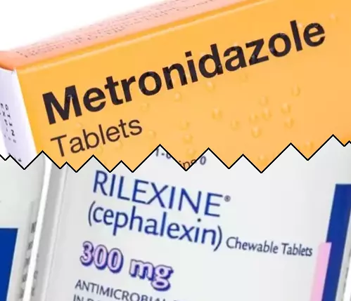 Metronidazol vs Cefalexina