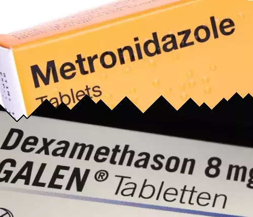 Metronidazol vs Dexametasona