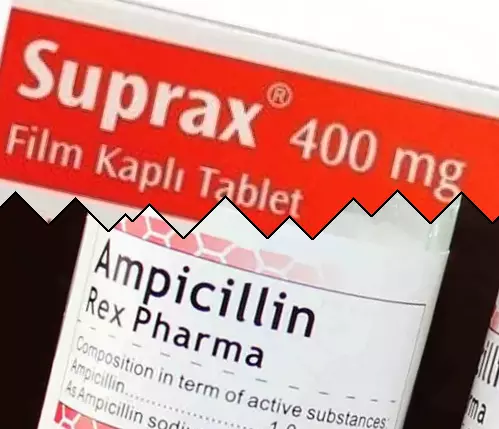 Suprax vs Ampicilina